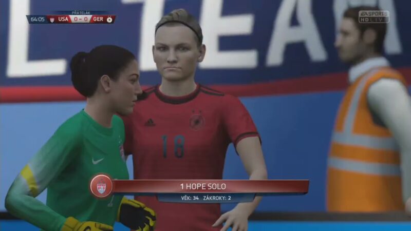 Demo FIFA 16 – 4. zápas – tentokrát za ženy