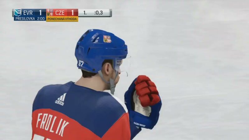 NHL 17 – Světový pohár – Česko_Výběr Evropy