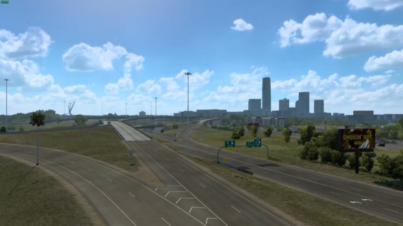 American Truck Simulator – Oklahoma – Vyhlídkové místo – Oklahoma City